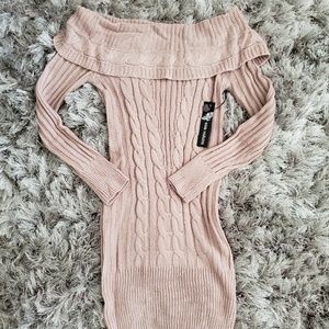 NWT Poof sweater dress